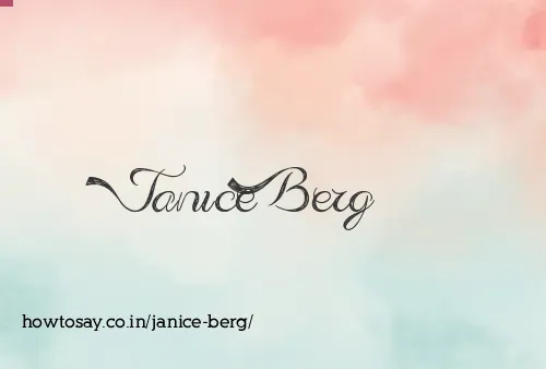 Janice Berg