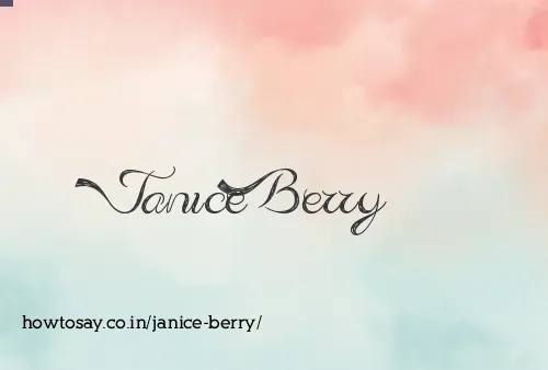 Janice Berry