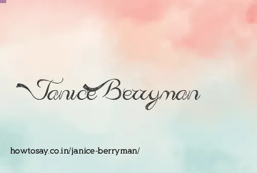 Janice Berryman