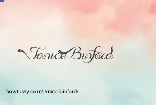 Janice Binford