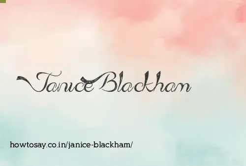 Janice Blackham