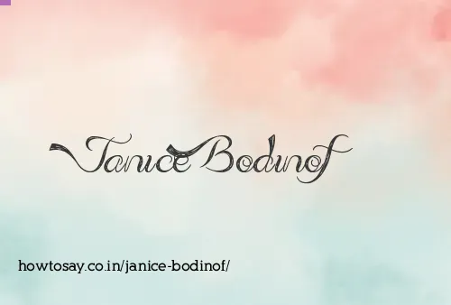 Janice Bodinof