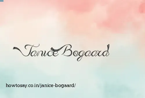 Janice Bogaard