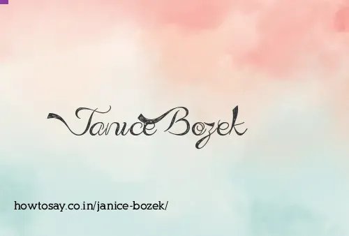 Janice Bozek
