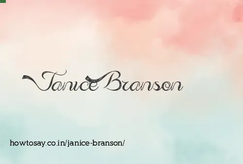 Janice Branson
