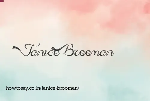 Janice Brooman