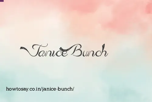 Janice Bunch