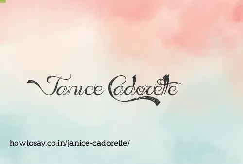 Janice Cadorette