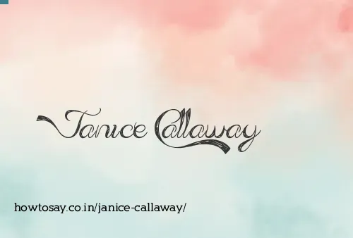 Janice Callaway