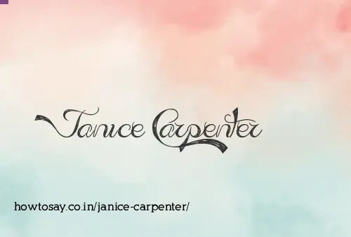Janice Carpenter