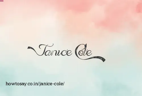 Janice Cole