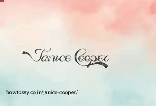 Janice Cooper