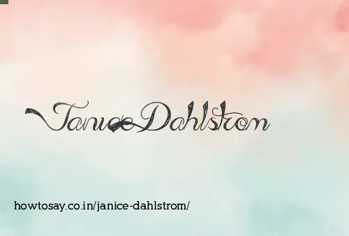Janice Dahlstrom