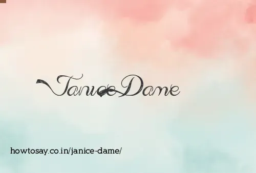 Janice Dame