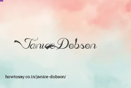 Janice Dobson