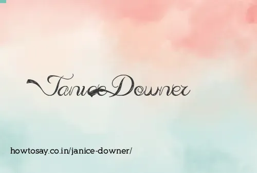 Janice Downer