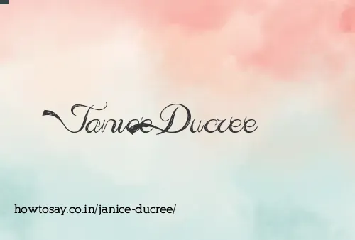 Janice Ducree