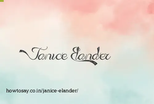 Janice Elander
