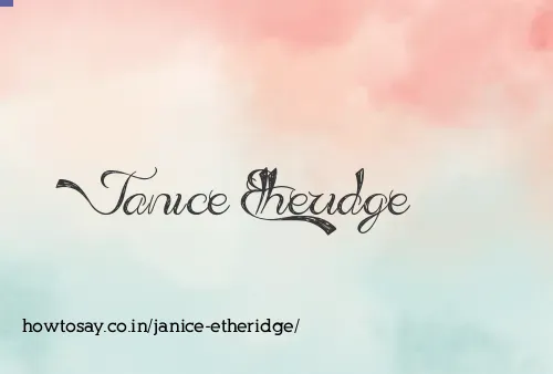 Janice Etheridge