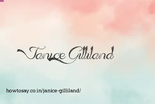 Janice Gilliland