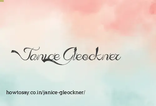 Janice Gleockner