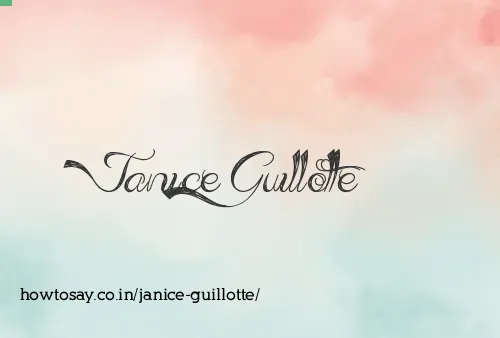 Janice Guillotte