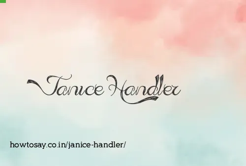 Janice Handler
