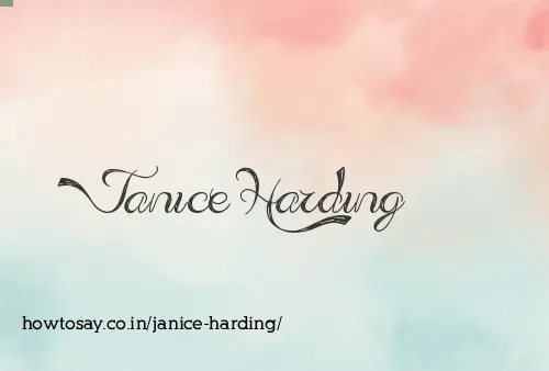 Janice Harding