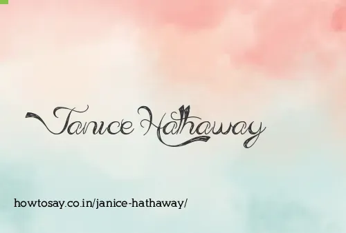 Janice Hathaway