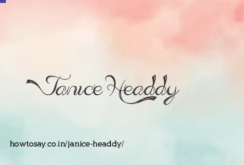 Janice Headdy
