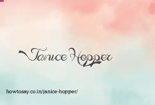 Janice Hopper