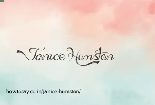 Janice Humston