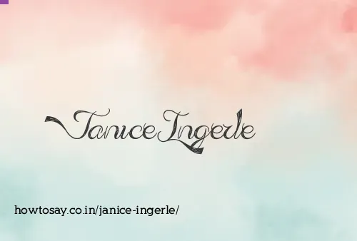 Janice Ingerle