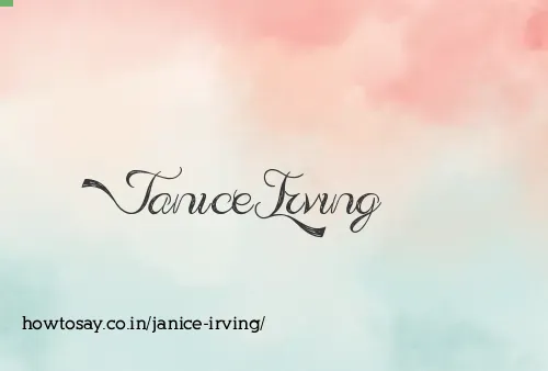 Janice Irving