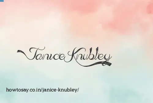 Janice Knubley
