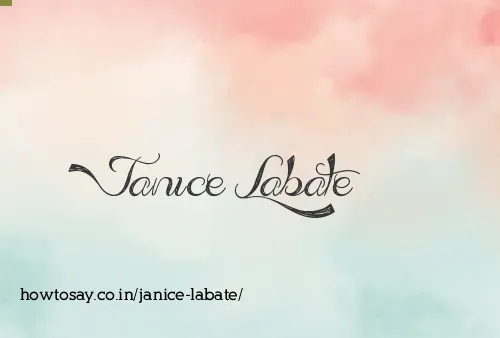 Janice Labate