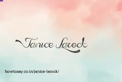 Janice Larock