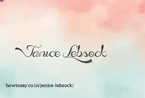 Janice Lebsock