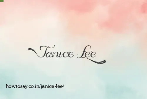 Janice Lee