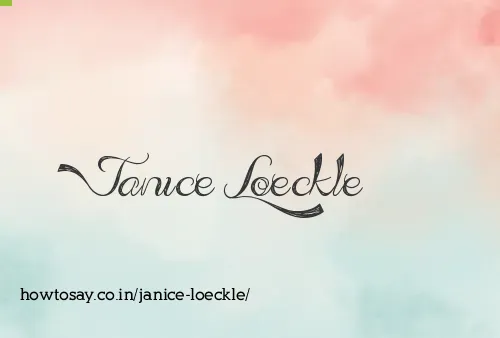 Janice Loeckle
