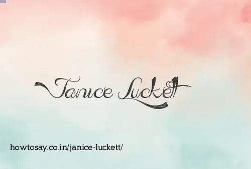 Janice Luckett