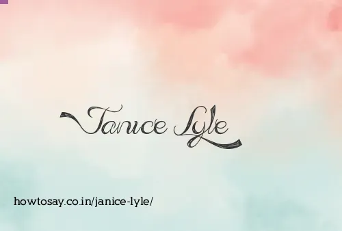 Janice Lyle