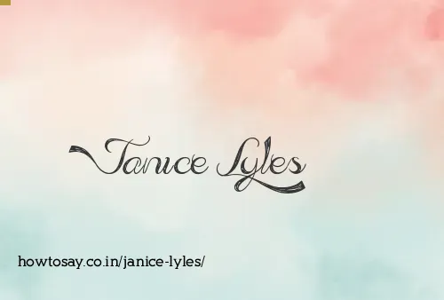 Janice Lyles