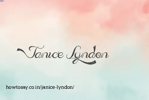 Janice Lyndon