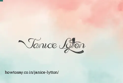 Janice Lytton