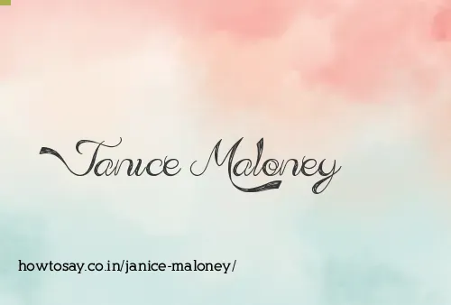 Janice Maloney