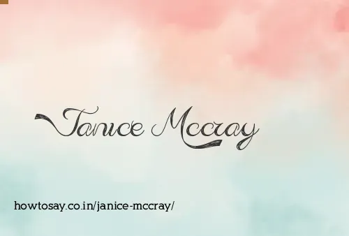Janice Mccray
