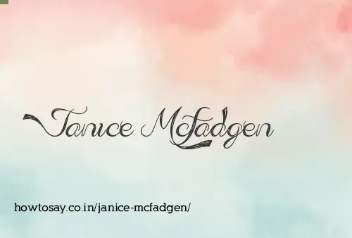 Janice Mcfadgen