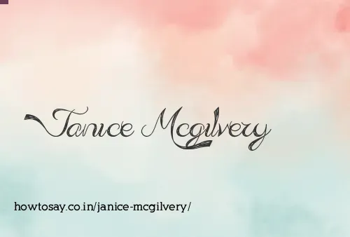 Janice Mcgilvery