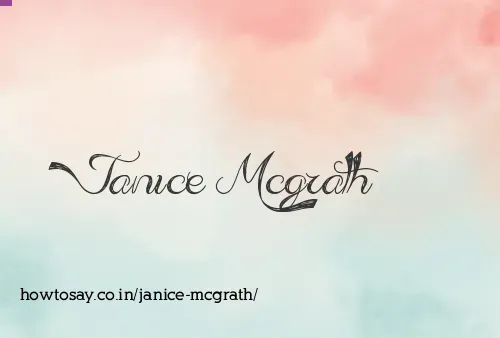 Janice Mcgrath
